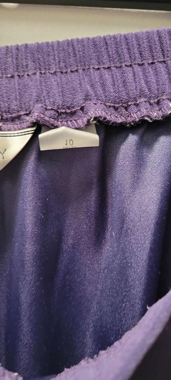 Allison Daley Pull-On Pants Womens 10 Purple Elastic Waist - comfy,relax,yoga - Picture 6 of 7
